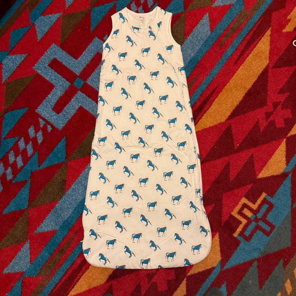 Kyte Baby Sleep Sack - Blue Horses Print (discontinued)